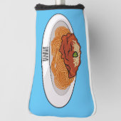 Couvre-club De Golf Illustration de Spaghetti (Tourné à 90°)