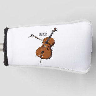 Couvre-club De Golf Illustration de violoncelle