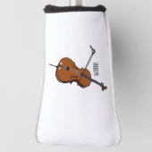 Couvre-club De Golf Illustration de violoncelle (Tourné à 90°)