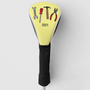 Couvre-club De Golf Illustration des outils de menuiserie