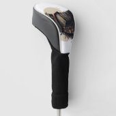 Couvre-club De Golf Illustration détaillée du samouraï (Incliné)