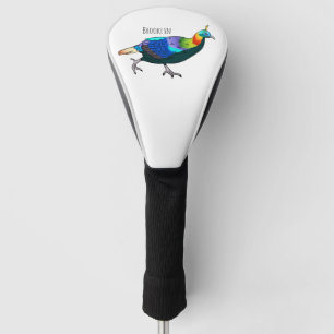 Couvre-club De Golf Illustration d'oiseau monal himalayen