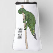 Couvre-club De Golf Illustration du caméléon de Jackson (Tourné à 90°)