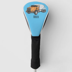 Couvre-club De Golf Illustration du camion de mélange de béton