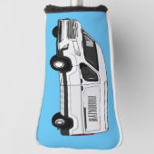 Couvre-club De Golf Illustration du fourgon de livraison (Tourné à 90°)