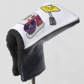 Couvre-club De Golf Illustration du mixer (Devant 3/4)