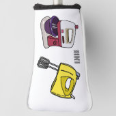 Couvre-club De Golf Illustration du mixer (Tourné à 90°)