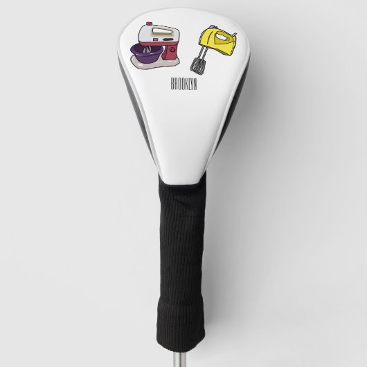 Couvre-club De Golf Illustration du mixer (Devant)