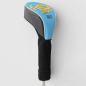 Couvre-club De Golf Illustration du serpent python birman (Incliné)