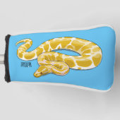 Couvre-club De Golf Illustration du serpent python birman (Devant)