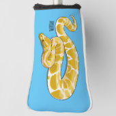 Couvre-club De Golf Illustration du serpent python birman (Tourné à 90°)