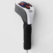 Couvre-club De Golf Illustration du tracteur (Incliné)