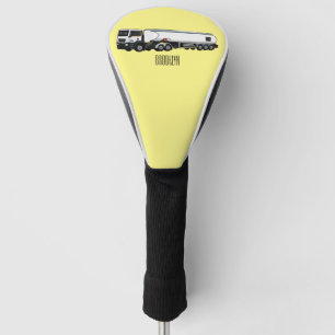 Couvre-club De Golf Illustration du transport de carburant par camion-