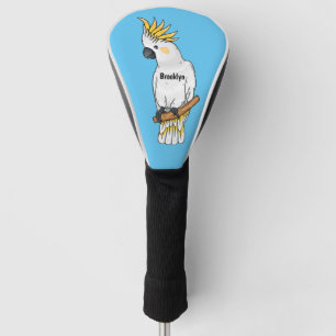 Couvre-club De Golf Illustration d'un oiseau de cokatoscope à crête de