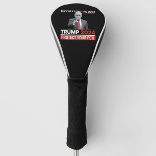 Couvre-club De Golf Ils mangent les chiens Trump 2024 Débat