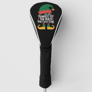 Couvre-club De Golf I'm The Youngest Elf Matching Family Christmas