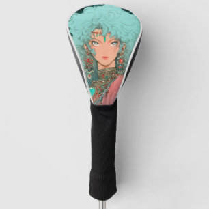Couvre-club De Golf Imaginaire Bohème esthétique Anime Girl