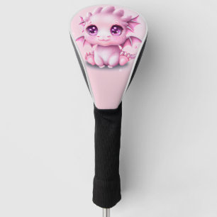 Couvre-club De Golf Imaginaire mignon et adorable Pink Baby Chibi