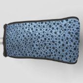 Couvre-club De Golf Impression de poisson bleu et noir (Devant)