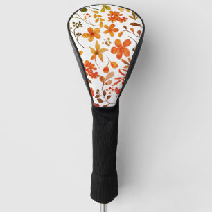 Couvre-club De Golf Impression florale aquarelle