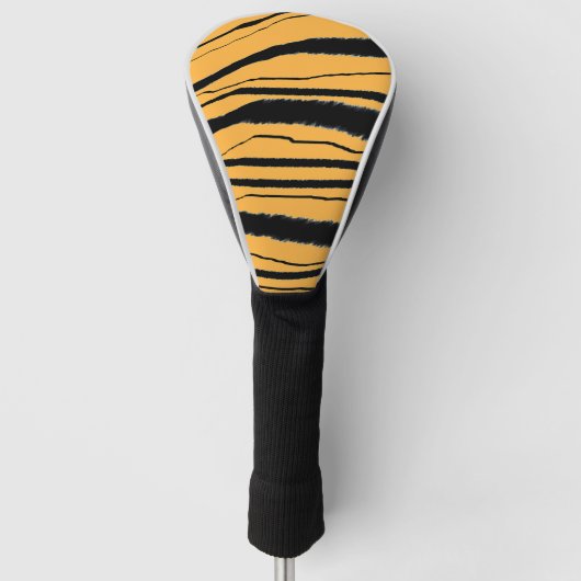 Couvre-club De Golf Impression Tigre (Devant)