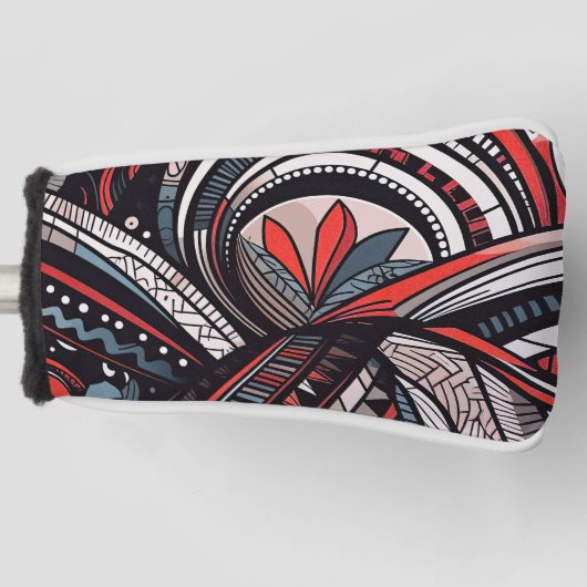 Couvre-club De Golf Imprimantes tribales (Devant)