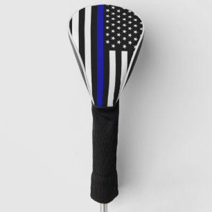 Couvre-club De Golf Indicateur de ligne bleue mince