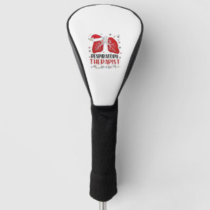 Couvre-club De Golf Infirmière thérapeute respiratoire Noël, Poumon Ch