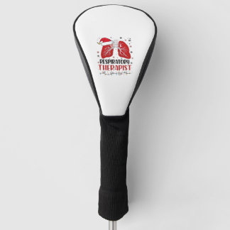 Couvre-club De Golf Infirmière thérapeute respiratoire Noël, Poumon Ch