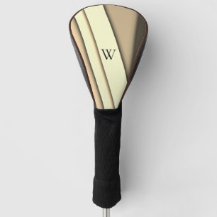 Couvre-club De Golf Initiale monochrome moderne