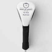 Couvre-club De Golf Initiales de monogramme d'anniversaire de petit am (Devant)