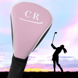 Couvre-club De Golf Initiales de Monogramme de Golfeur Personnalisé Él