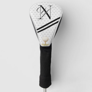 Couvre-club De Golf initiales de typographie monogramme N+Y