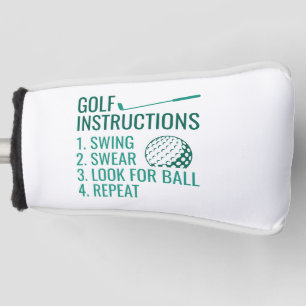 Couvre-club De Golf Instructions de golf