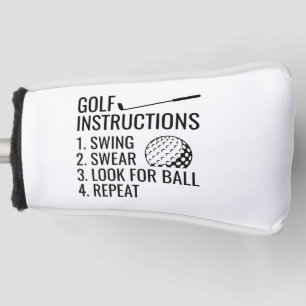 Couvre-club De Golf Instructions de golf
