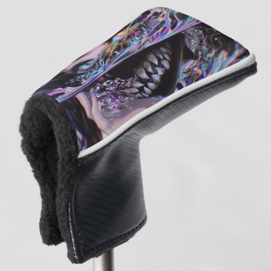 Couvre-club De Golf Iridescente Anime Horreur : Monstre Sourire Liquid (Devant 3/4)