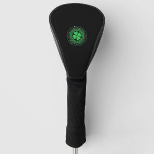 Couvre-club De Golf Irish Blessing Celtic Knot 4 Clover à feuille - St