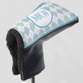 Couvre-club De Golf Jacquard monogramme (Devant 3/4)