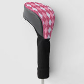 Couvre-club De Golf Jacquard rose (Incliné)