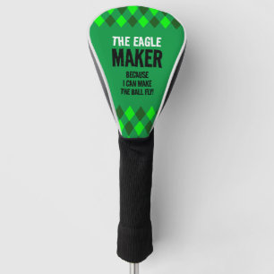 Couvre-club De Golf Jacquard Vert L'Aigle Maker