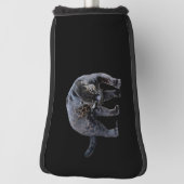 Couvre-club De Golf Jaguar Diablo club de golf noir couverture (Tourné à 90°)