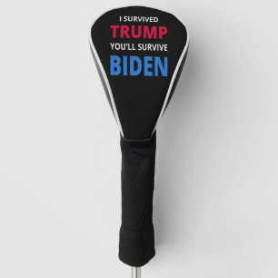 Couvre-club De Golf J'ai survécu à Trump, vous allez survivre à Biden