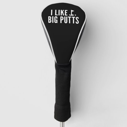 Couvre-club De Golf J'aime les Longs Putt (Devant)