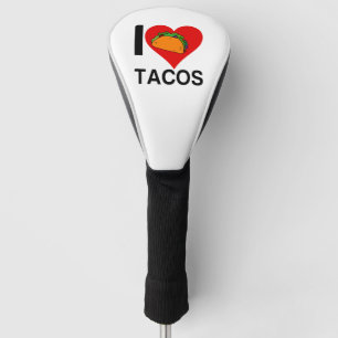 COUVRE-CLUB DE GOLF J'AIME LES TACOS