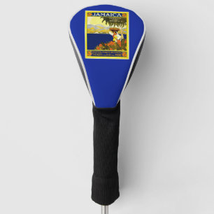 Couvre-club De Golf Jamaïque vintage La perle des tropiques