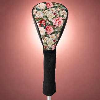 Couvre-club De Golf Jardin de Roses Joli Personnalisé