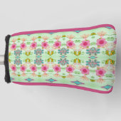 Couvre-club De Golf Jardin Éclectique Enchantant : Beauté Florale Dive (Devant)