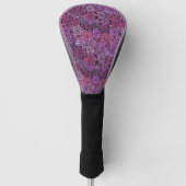 Couvre-club De Golf Jardin succulent en rose et violet (Devant)