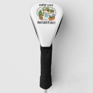 Couvre-club De Golf Jardinage Plantation Chat Oups J'Ai Encore Une Pla