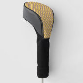 Couvre-club De Golf Jaune et pourpre (Incliné)